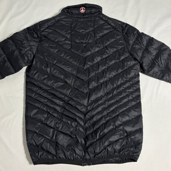 Outfitter Trading Co Women’s Puffer Jacket Size Small Black Insulated Zip Front - Picture 3 of 10